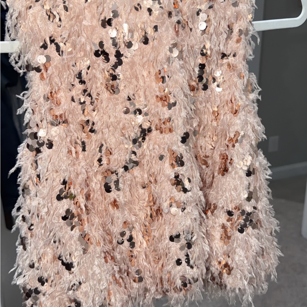 Zara Gold Sequin Top